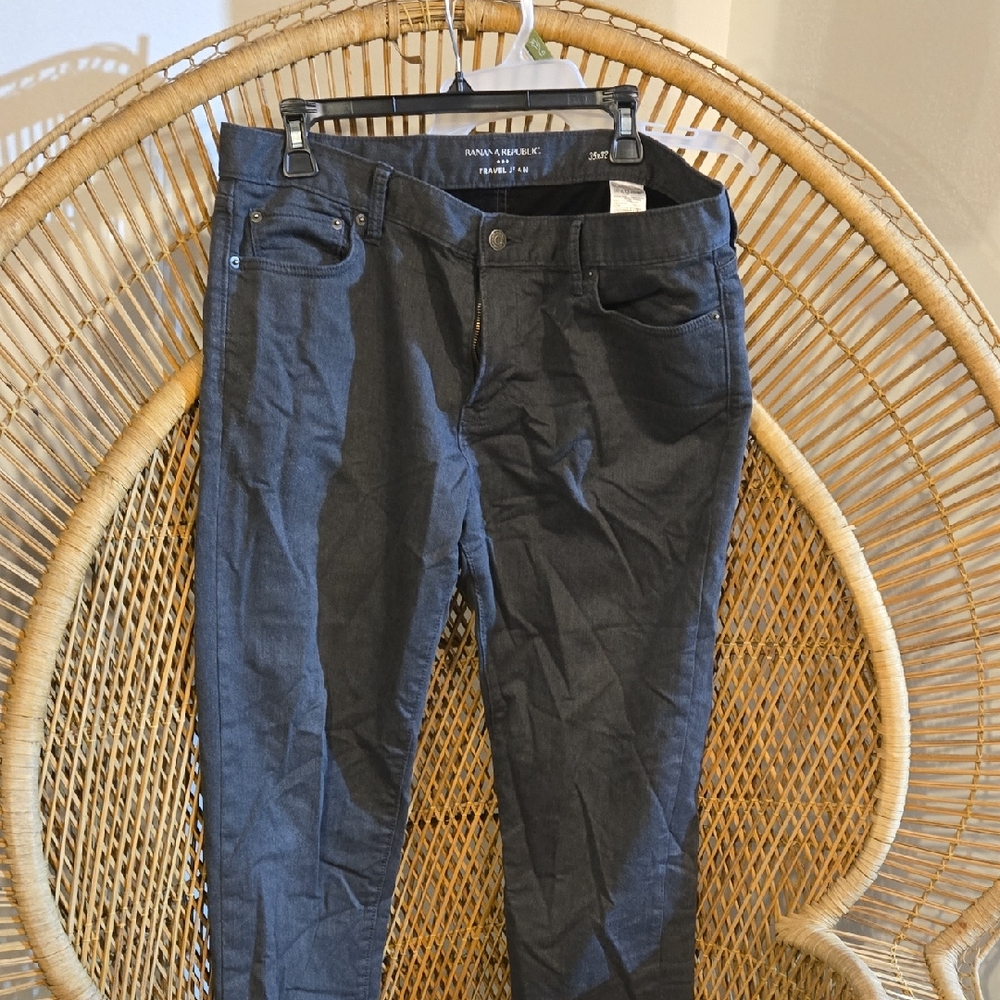 Banana Republic Charcoal Travel Jeans